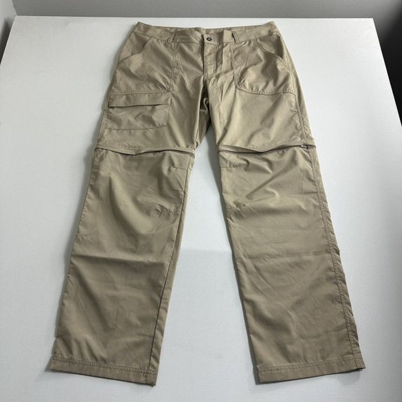Columbia Convertible Pants Shorts‎ Cargo Tan Size 16 Adult Womens Beige Outdoor - Picture 1 of 10